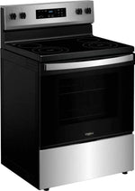 Whirlpool WFE535S0JS 5.3 cu. ft. Freestanding Electric Range with Fan Convection and Frozen Bake Technology, Stainless Steel