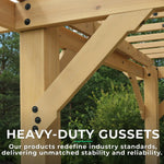 Yardistry 10×12 ft Cedar Meridian Pergola